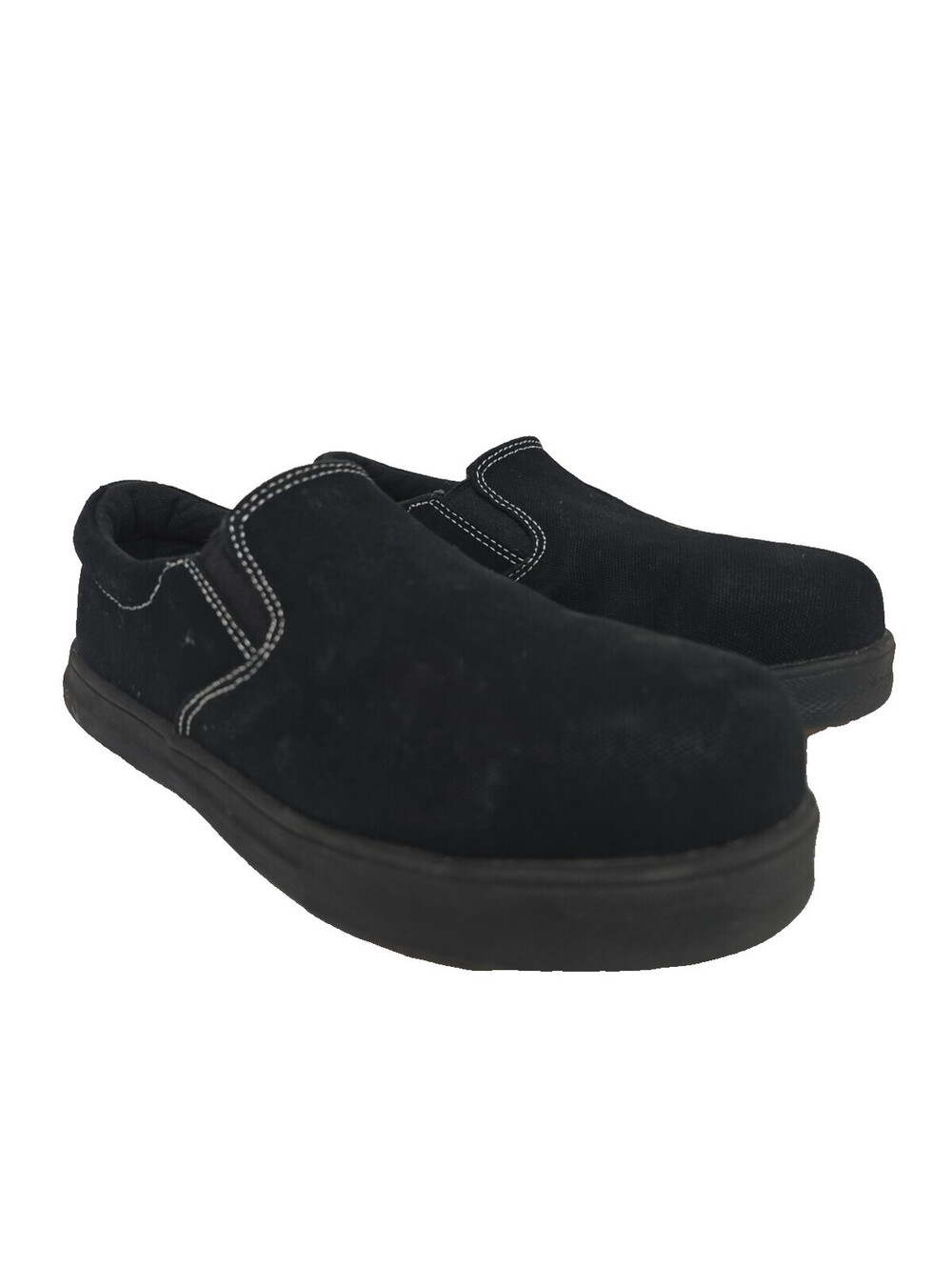 Dakota Women's 1008 Lightweight ATSP Canvas Slip-On Work Shoes Black Size 5.5M